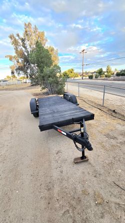 Tractor Skid Steer Back Hoe Bobcat Heavy Duty Trailer