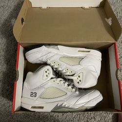 Jordan 5 Retro White Metallic 