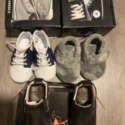 Baby Boy Shoes Convers, UGG, Janie & Jack And free Bird 