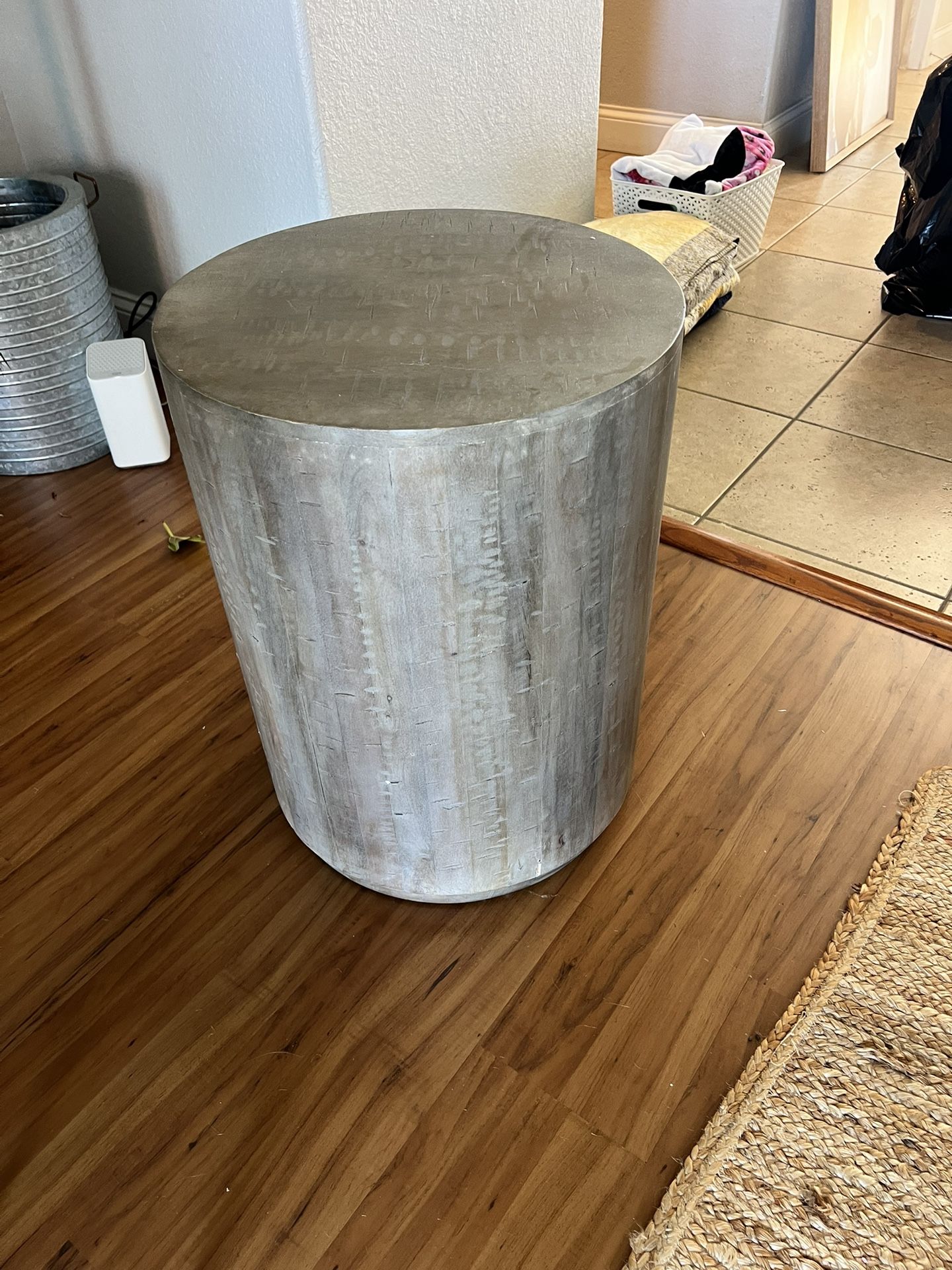 Round Wooden Table