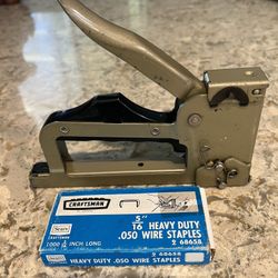 Vintage Craftsman Heavy Duty Staple Gun