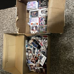 Box Of Sports Cards