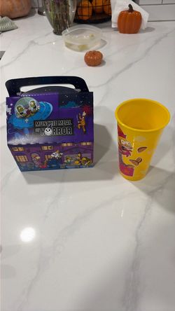 Jack in the box Treehouse of  horror meal with cup  and Box