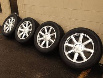 /// 20" CHROME GM YUKON DENALI WHEELS AND TIRES ///