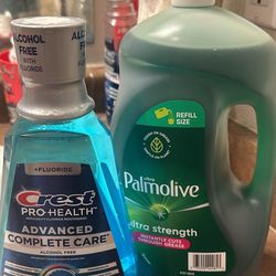 Mouthwash And Dish liquid 