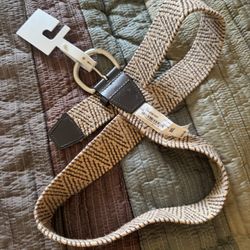Liz Claiborne woven stretch belt 