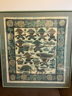 Batik Framed 
