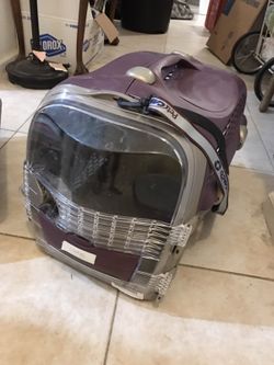 High quality. new "Pet carrier". Set up for a large size parrot but can be used for dog, cat, etc.