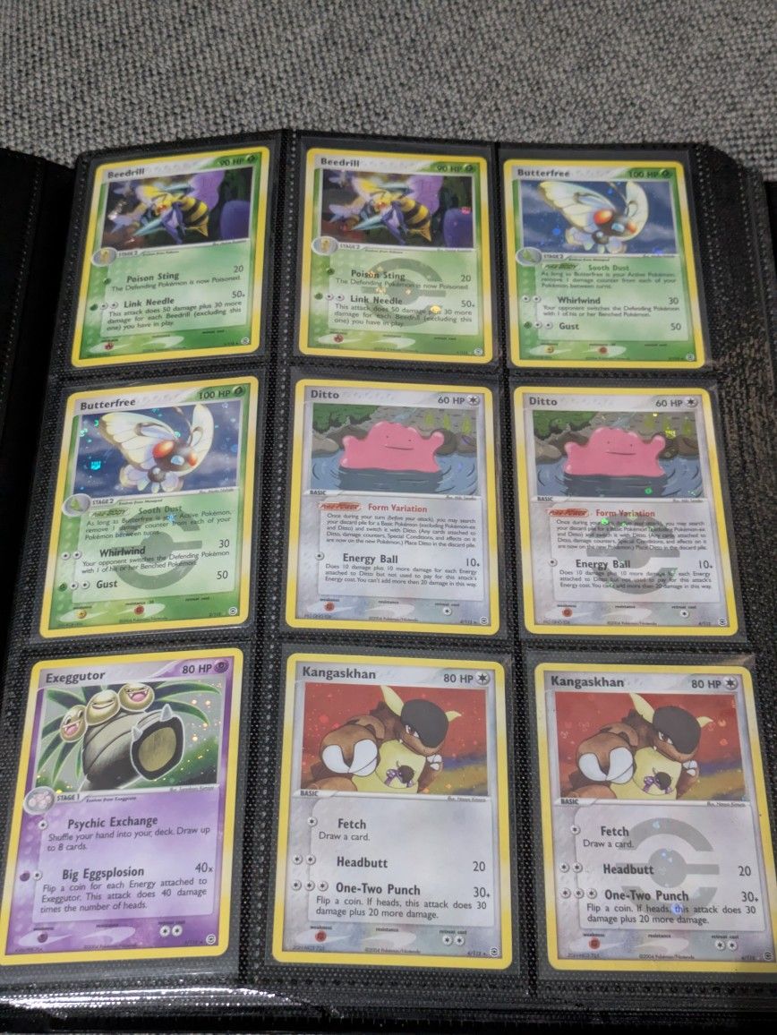 Fire Red Leaf Green Pokemon Cards