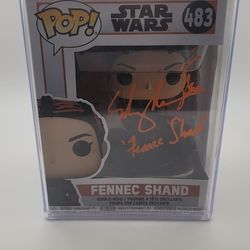 Funko Pop! Star Wars: Fennec Shand #483 Signed By MING-NA-WEN!