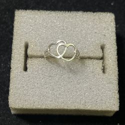 Sterling Silver Love Rings For Ladies Size 4.5-5 Ish