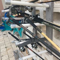 Fishing Rods And Reels All For 1 Price 