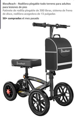 BlessReach All-Terrain Foldable Knee Scooter