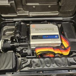 Vintage Sony BetaMovie BCM-110 Video Camera Camcorder In Samsung Case