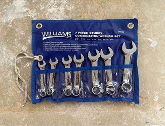 STUBBY WRENCH SET  WILLIAMS/SNAP ON