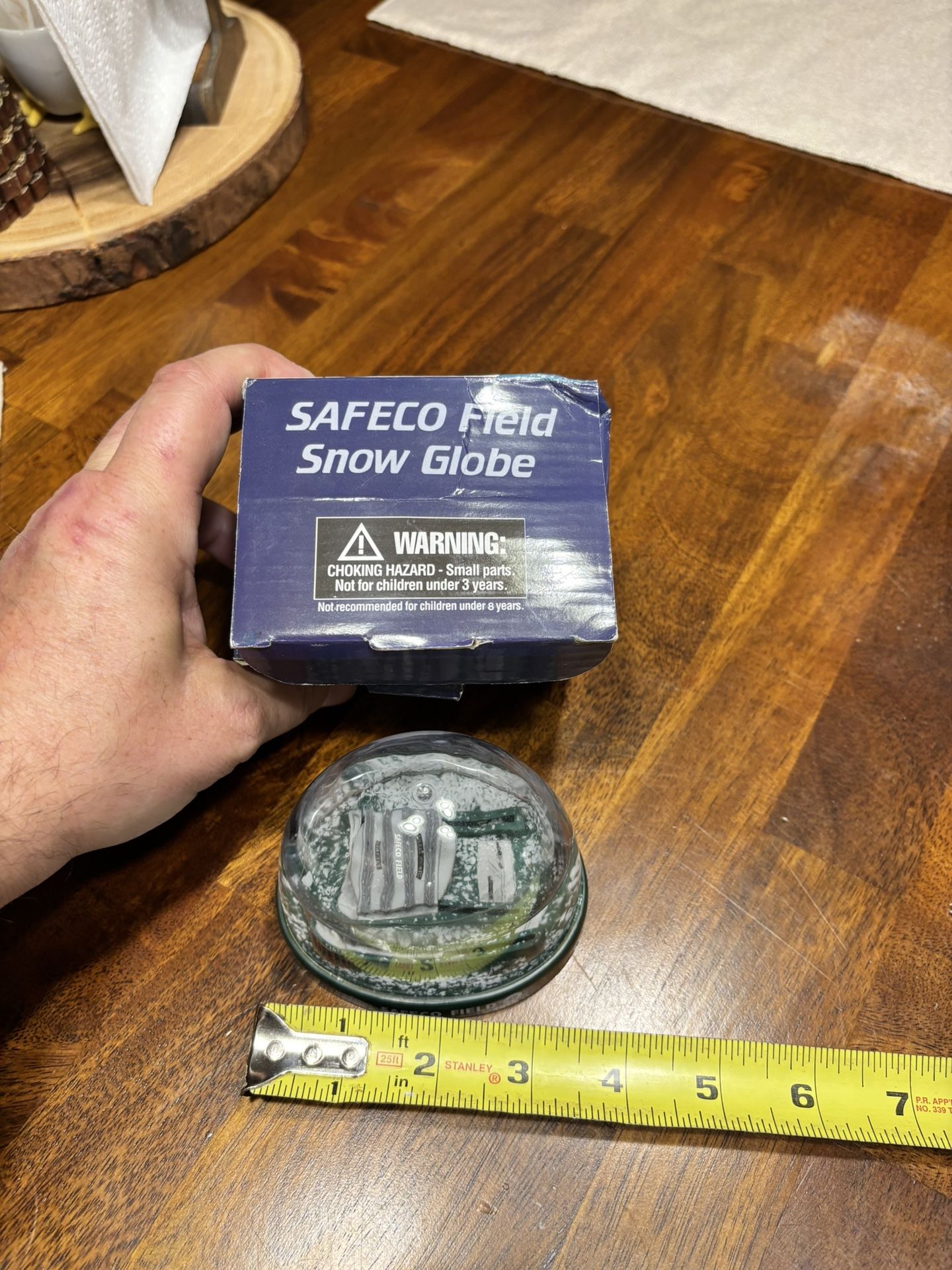 Seattle Mariners Snow Globe Safeco Field in Original Box