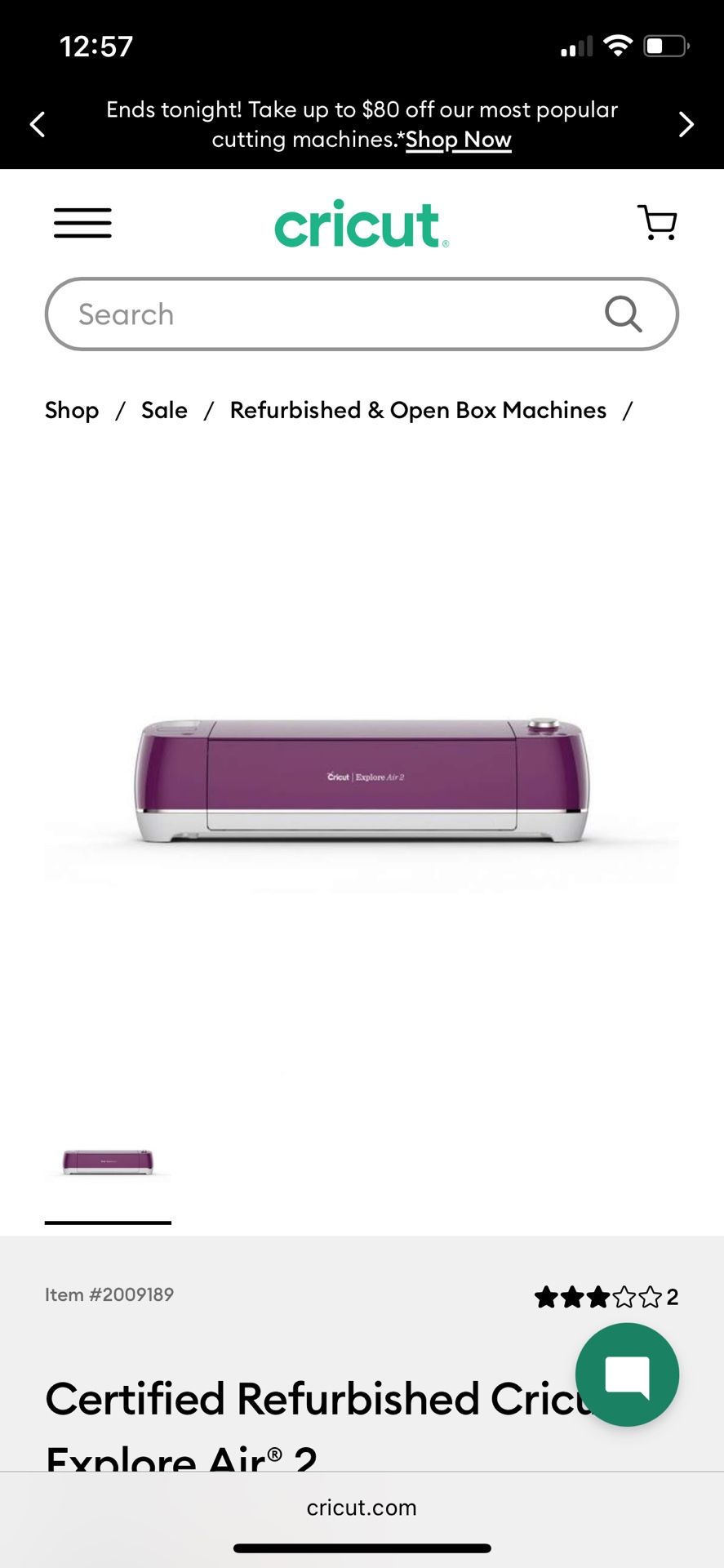 Cricut Explore Air 2