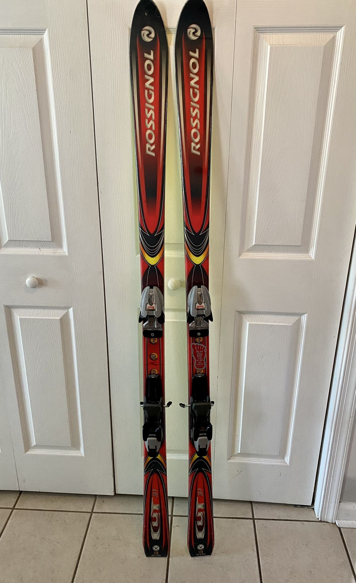 Rossignol Cut 10.4 Skis. 170cm With Marker Bindings .