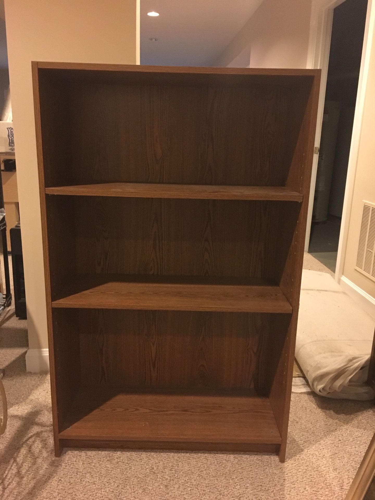 brown bookcases