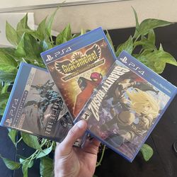 3 Brand New Sealed PS4 Games 