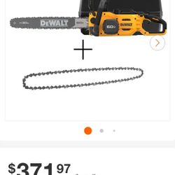 Dewalt 60v Chainsaw 20"