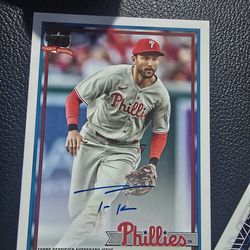 2026 Topps Trea Turner Philadelphia Phillies Autograph 1991 Insert