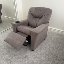 Toddler Kids Recliner Chair with Push-Back Design