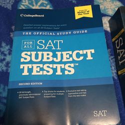 SAT Study Guide and SAT Subject Tests