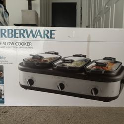 Farberware - Triple Slow Cooker