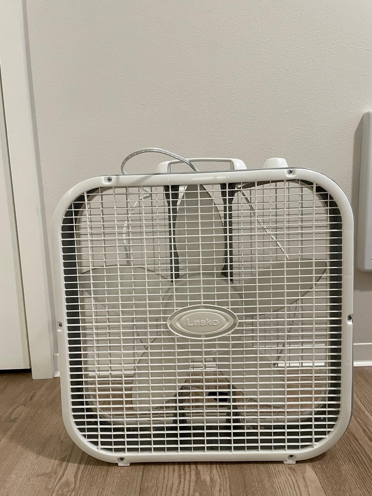 Box Fans – $20 Each or $30 for Both