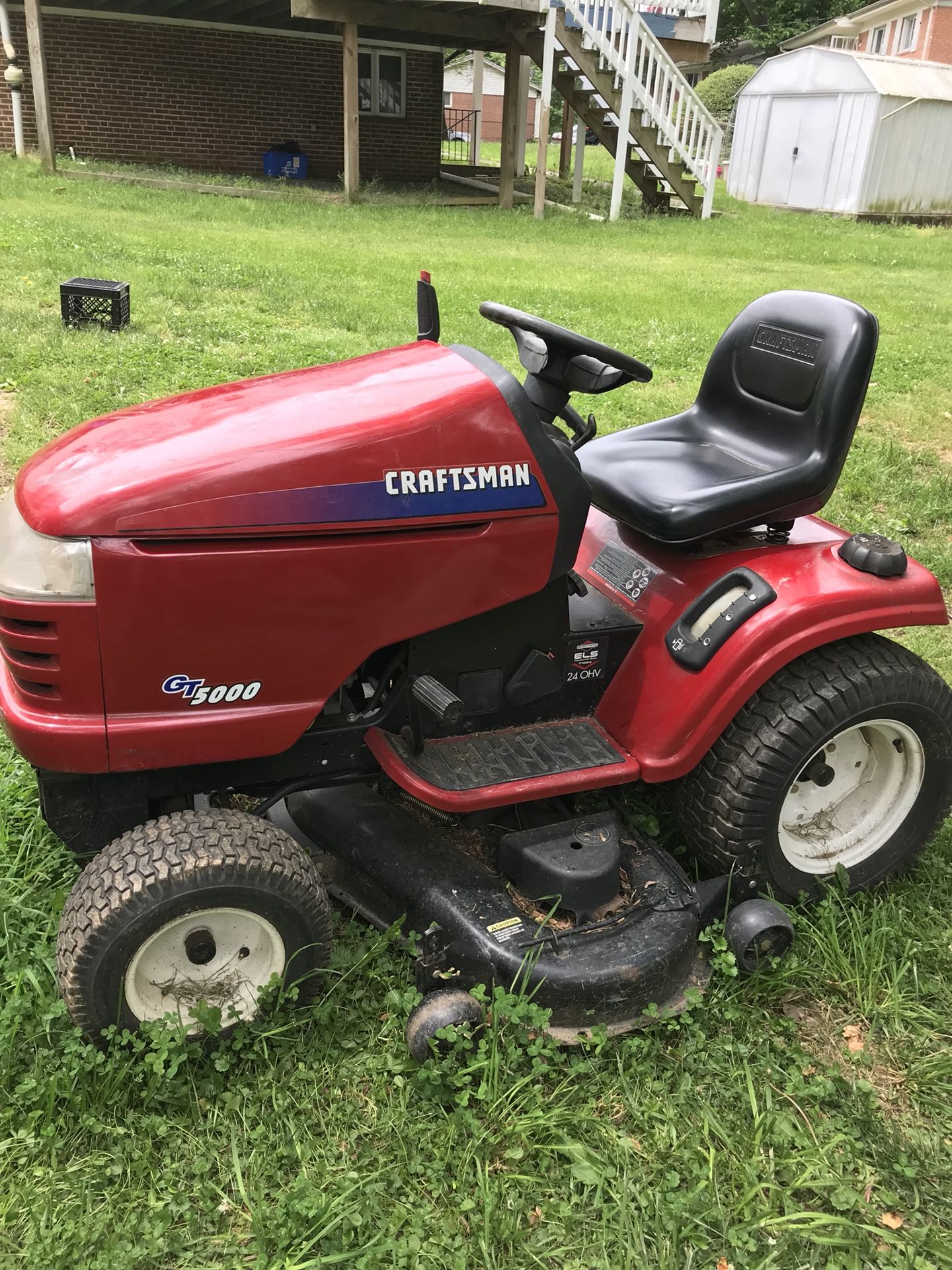 Lawn mow tractor