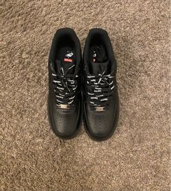 Al black Air Force ones supremes - size 9.5 - no box - brand new