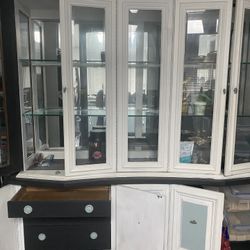 Bernhardt All Wood Cabinet 2 Piece. 