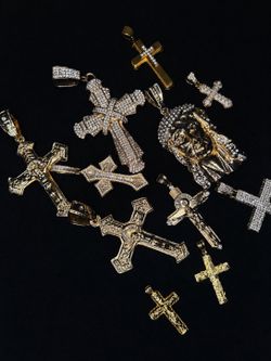 Gold pendants
