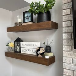 Custom Made Floating Shelves**Made To Any Size*