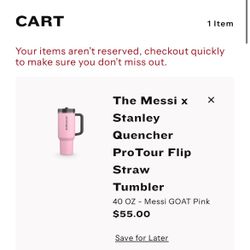 Lionel Messi x Stanley 40oz Quencher