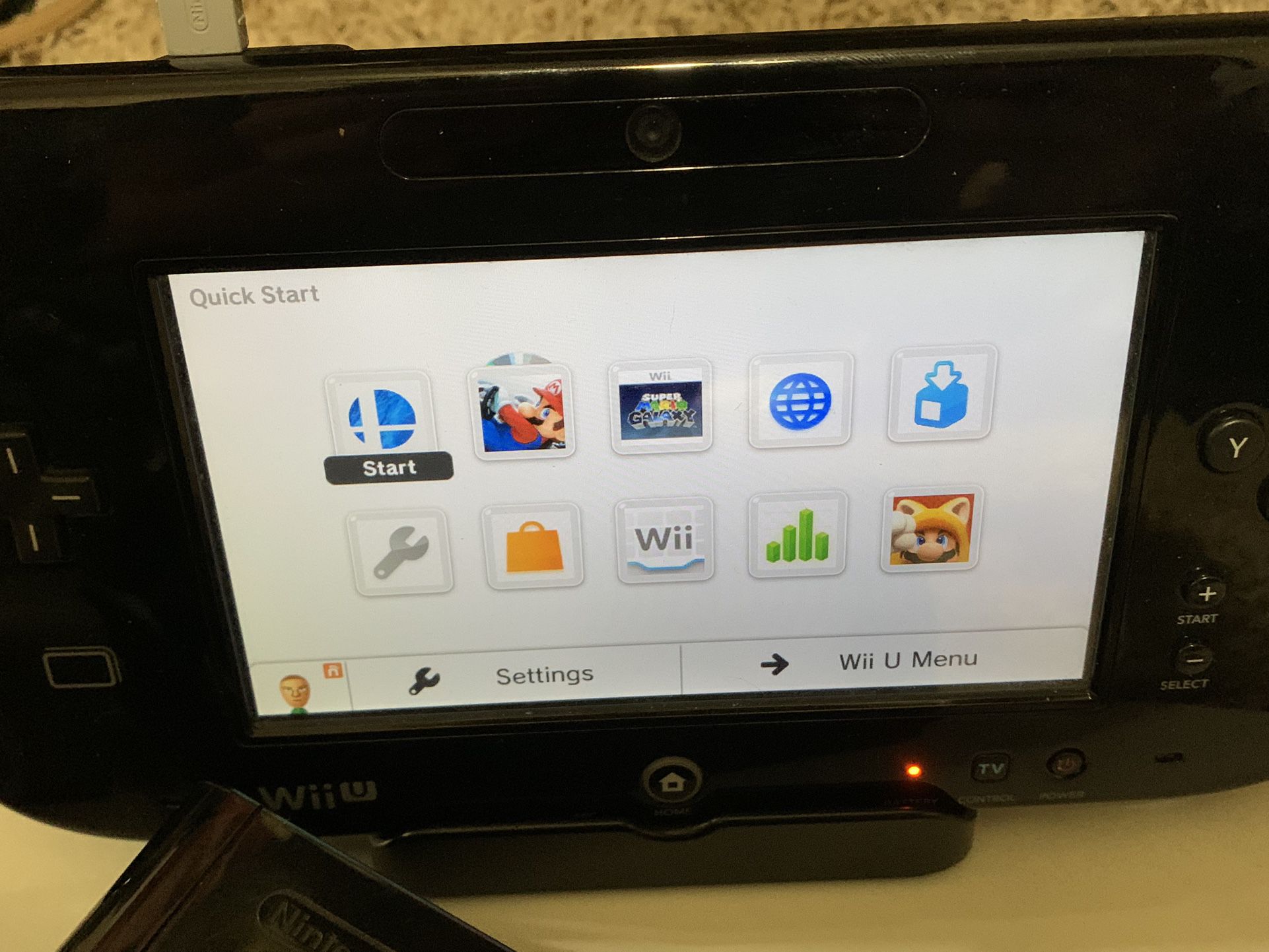 Black Wii U 32GB W/ Games