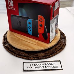 Nintendo Switch V2 Gaming Console NEW - Pay $1 Today to Take it Home and Pay the Rest Later!