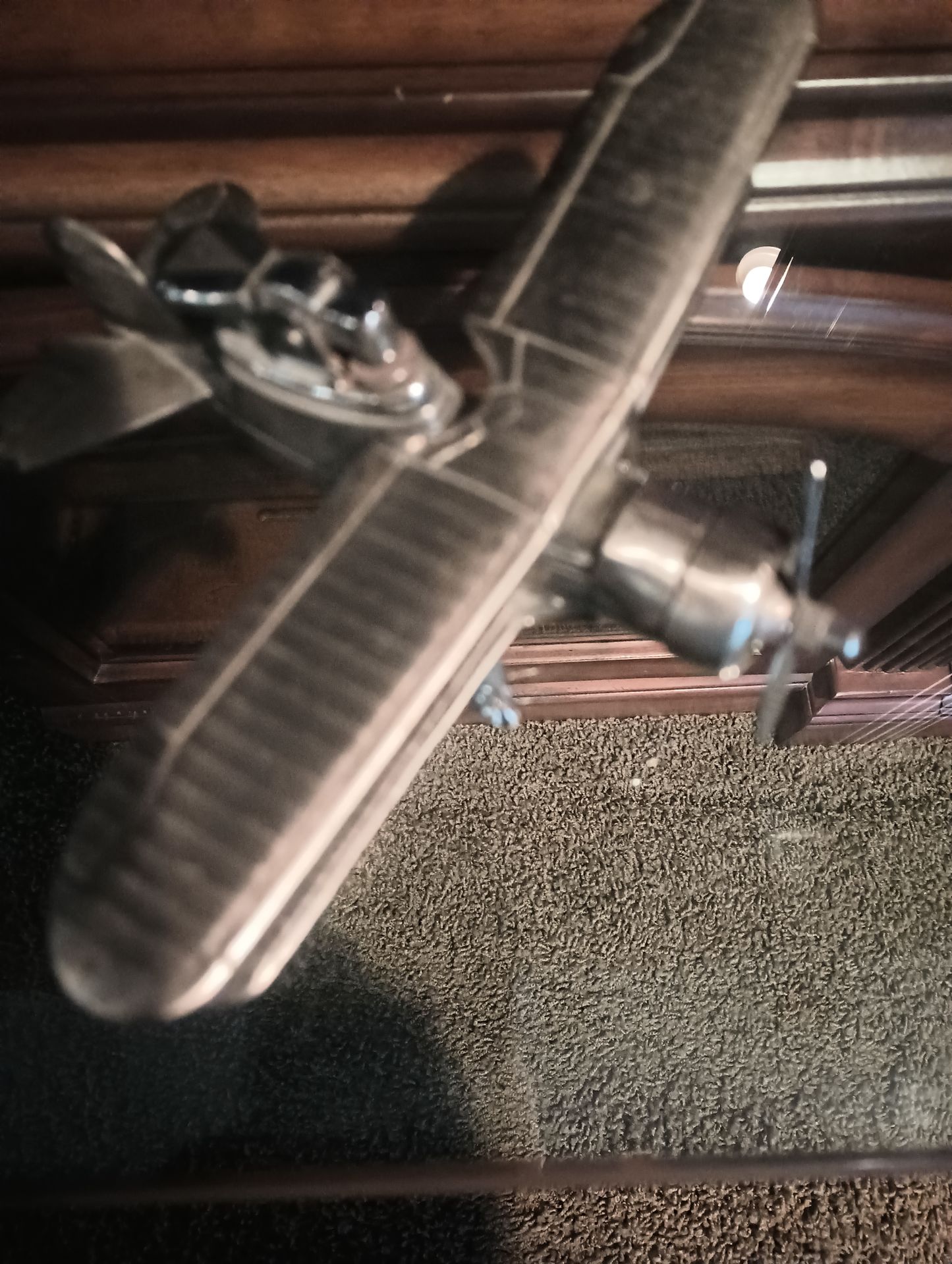 Silver airplane that's a cigarette lighter from around