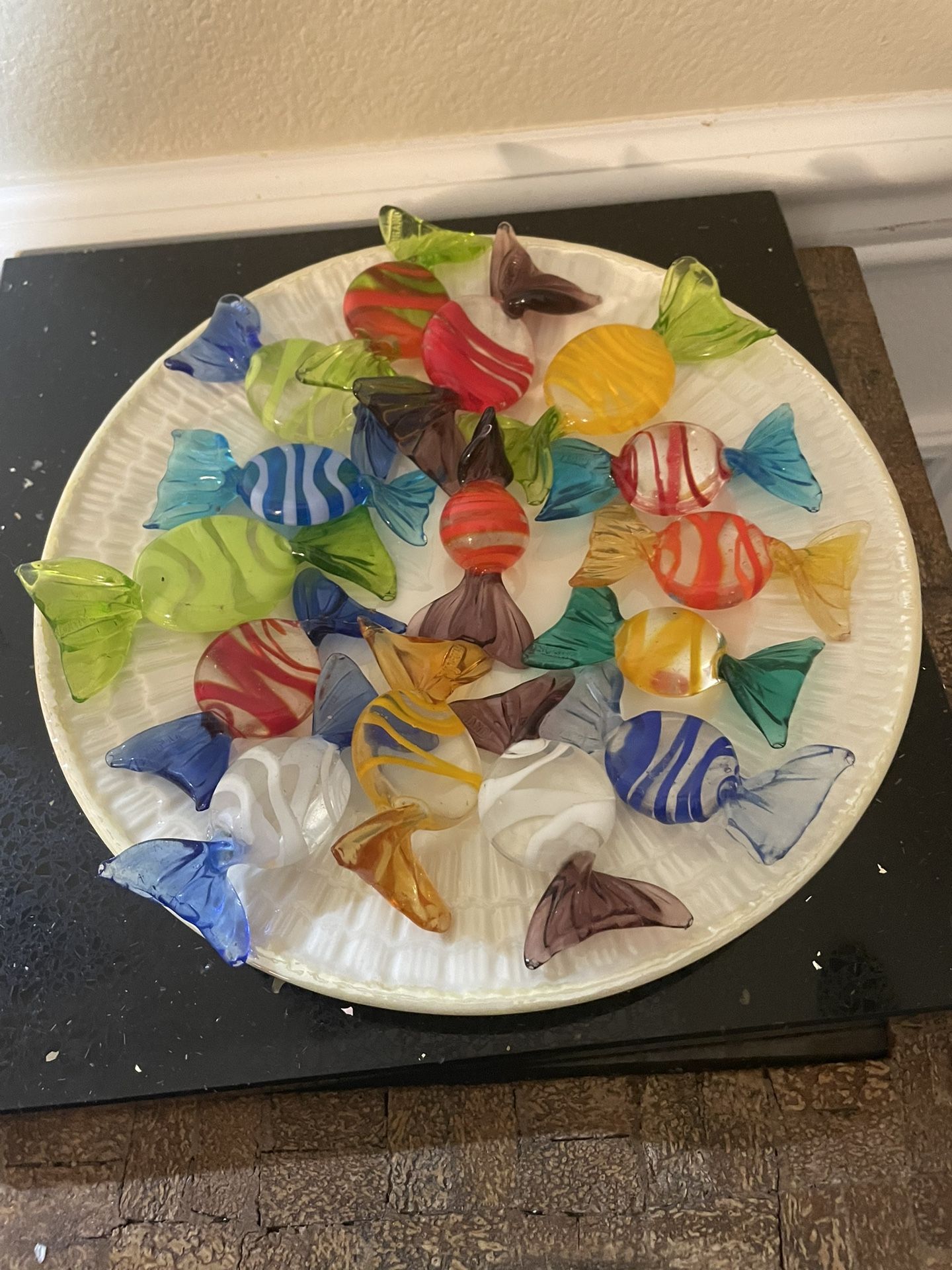 15 Pcs Vintage Murano Glass Candies