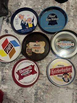Vintage beer trays 1950s