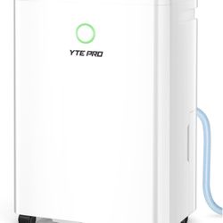 1500Sq.Ft Dehumidifier, 32Pint Dehumidifiers for Home, Quiet Dehumidifier for Bathroom, Basement, Bedroom and RV, with 6.56FT Drain Hose,0.66Gal Water