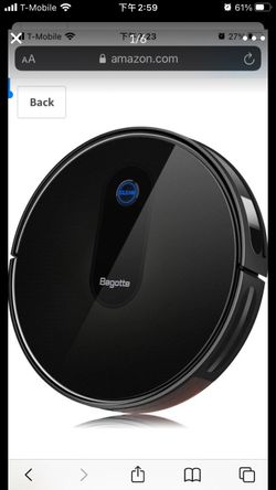 Robot Vacuum, 2.7" Slim Robotic Vacuum Cleaner With Self-Charging 1500PA & Quiet, 6 Cleaning Modes, Daily Schedule Cleaning for Pet Hair, Carpet, Har