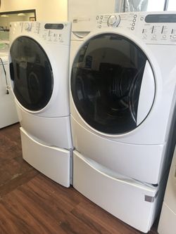 Kenmore washer and dryer electric