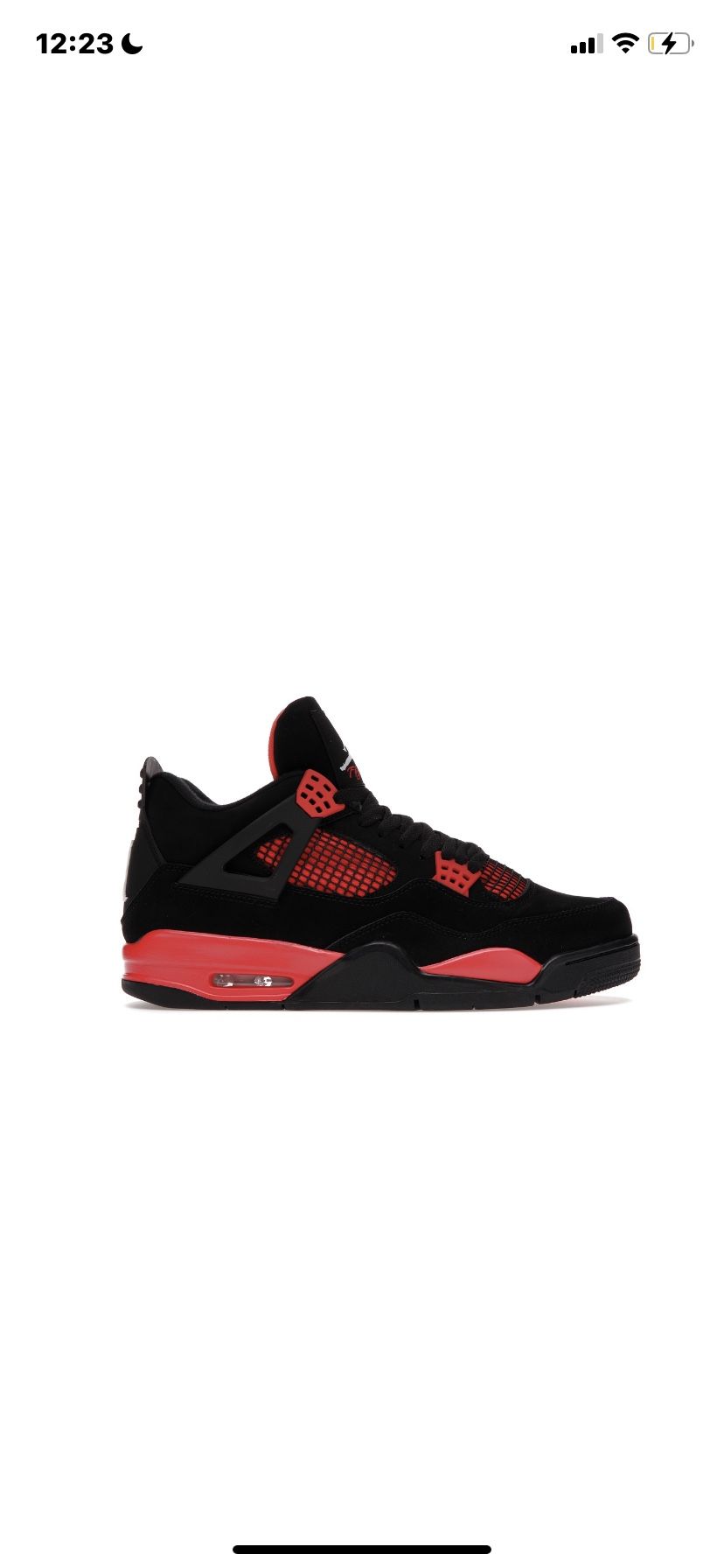 red thunder jordan 4s