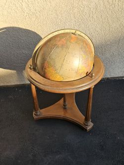 Mid Century Modern Floor Globe 