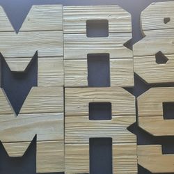 Large Bride To Be Diamond Wooden Sign  And Mr & Mrs Wooden Letter