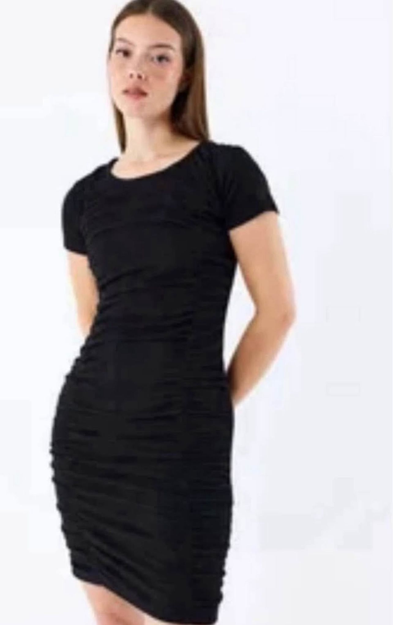 π€ New Forever 21 Black Sculpt Dress