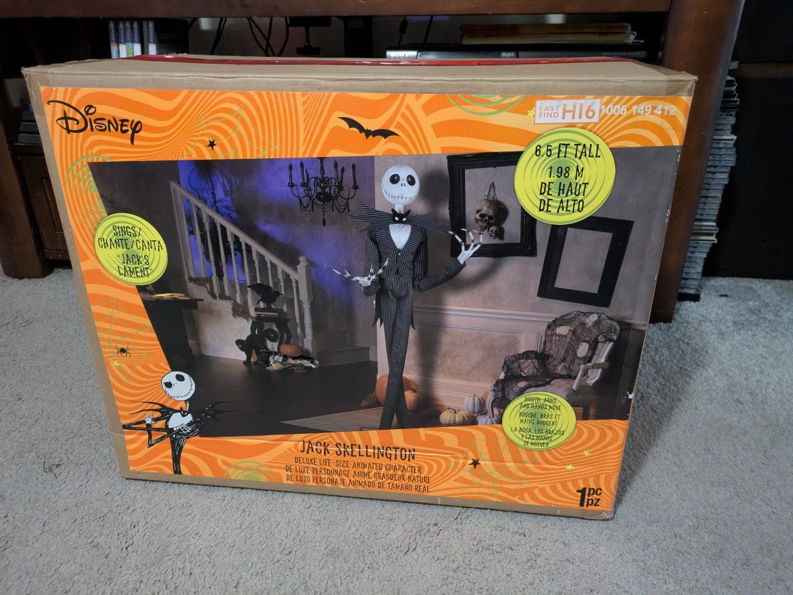 Jack Skellington Deluxe Life-Size Animated Character, Disney