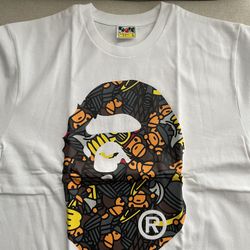 Bape A Bathing Ape Kyoto Japan Exclusive Tee SUPREME JORDAN NIKE DUNK sz L 